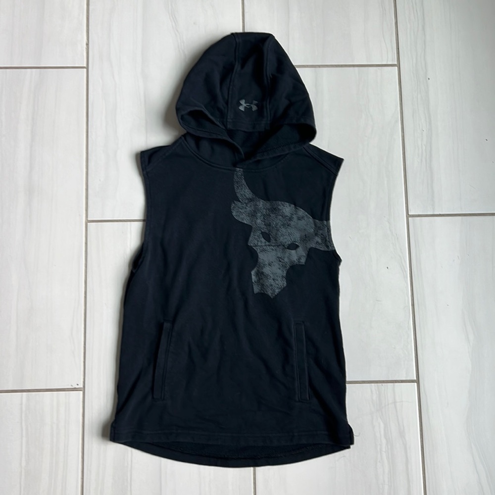 Under Armour The Rock collection sleeveless hoodie